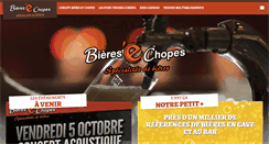 Desktop Screenshot of bieres-et-chopes.fr